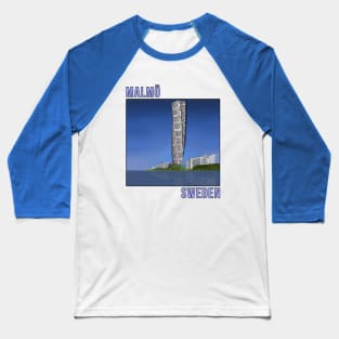 Visit Malmo Sweden Baseball T-Shirt